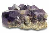Deep Purple Amethyst Crystal Cluster With Huge Crystals #250741-1
